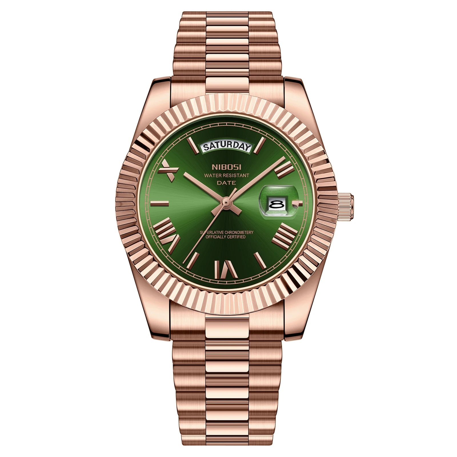 NIBOSI Fashion Men Watches Top Brand Luxury Wristwatch Day Date Miyota Quartz Watch Men Waterproof Steel Male Clock Reloj Hombre