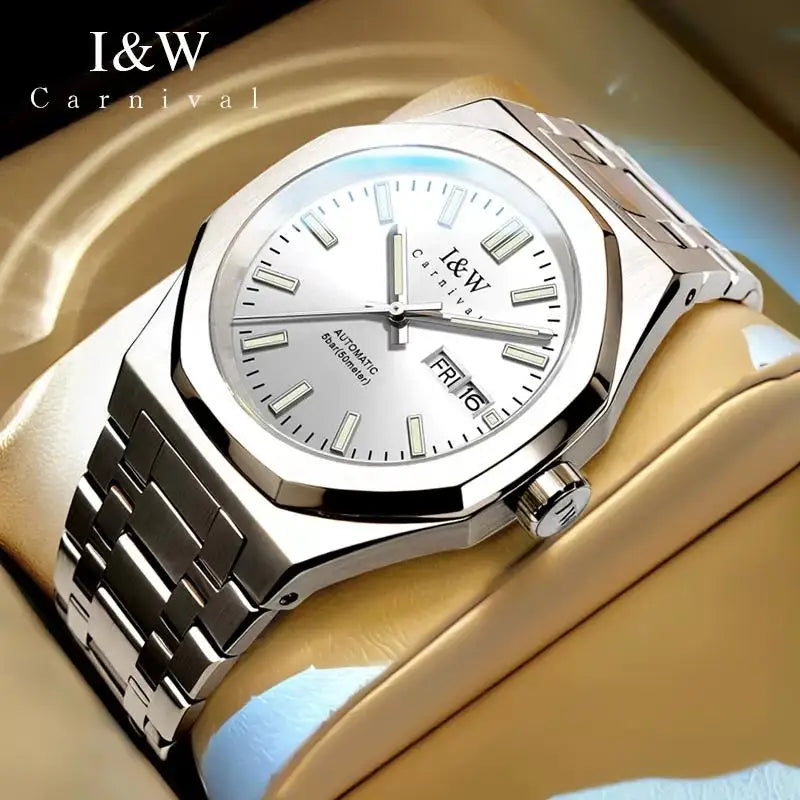 IW Automatic Watches Luxury Mechanical Watch for Man Japan Movement Wristwatch Stainless Steel Sapphire Crystal Relogio