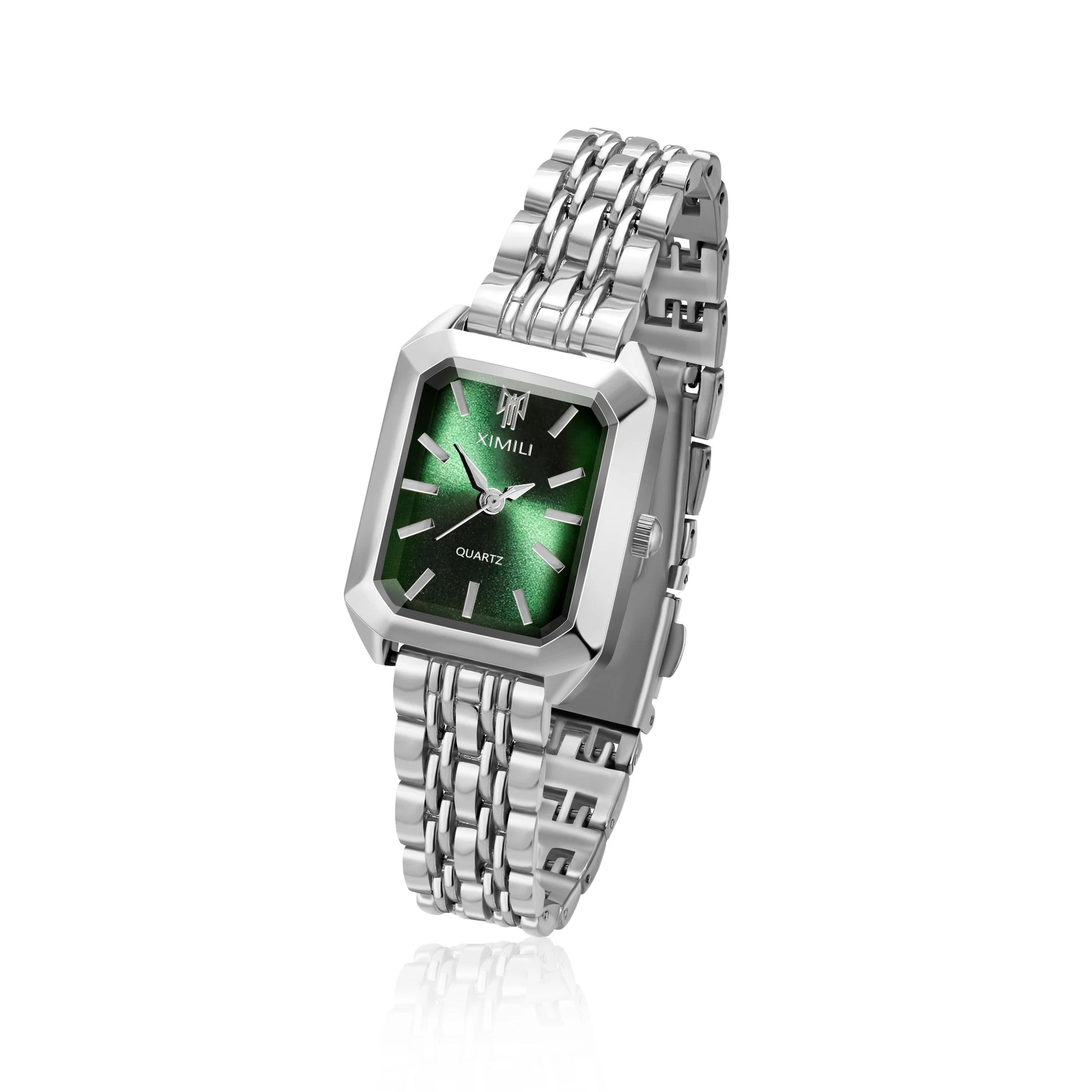 Hot Brand 316L Stainless Steel PVD Gold Color Strap Watch Women Luxury Gift Wristwatch Lady Fashion Simple Square Quartz Watches