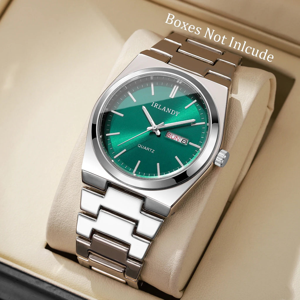 Luxury Men Business Watches Calendar Quartz Wristwatches For Mens Clock Reloj Hombre（Without Box）